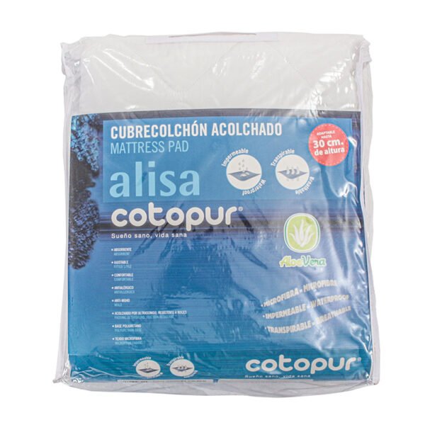 Cubre Colchón Acolchado Transpirable